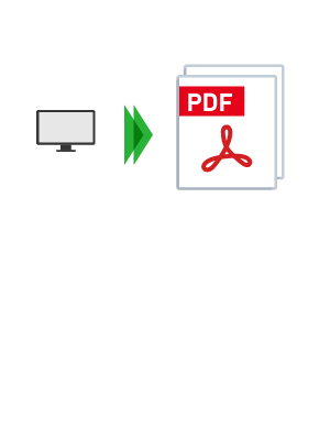 PDFファイル出力対応